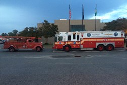 Old and New firetrucks