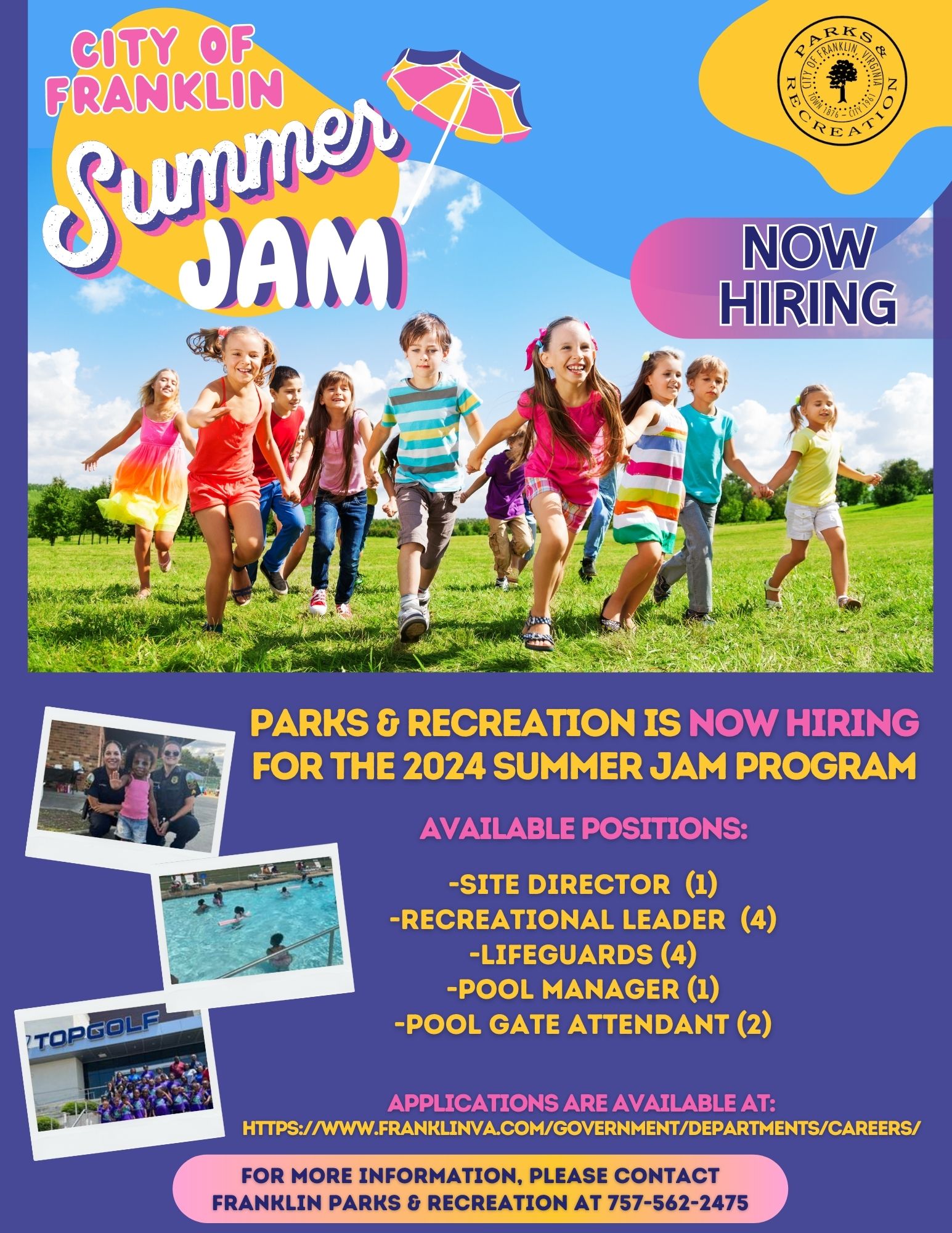 2024 Summer Jam Job Posting 