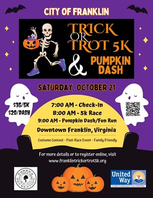 Trick Or Trot & Pumpkin Dash Flyer - Update 9-7-23 