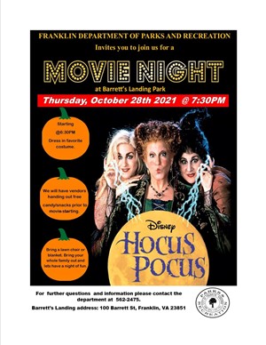 Movie Night for Halloween 